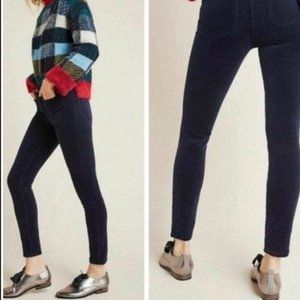 ANTHROPOLOGIE PILCRO Navy Corduroy Pants size 29